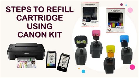 How to Refill Canon Cartridges with a Kit: Complete .